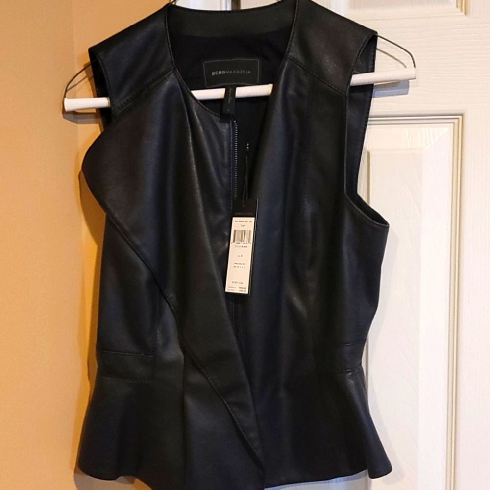 Leather vest